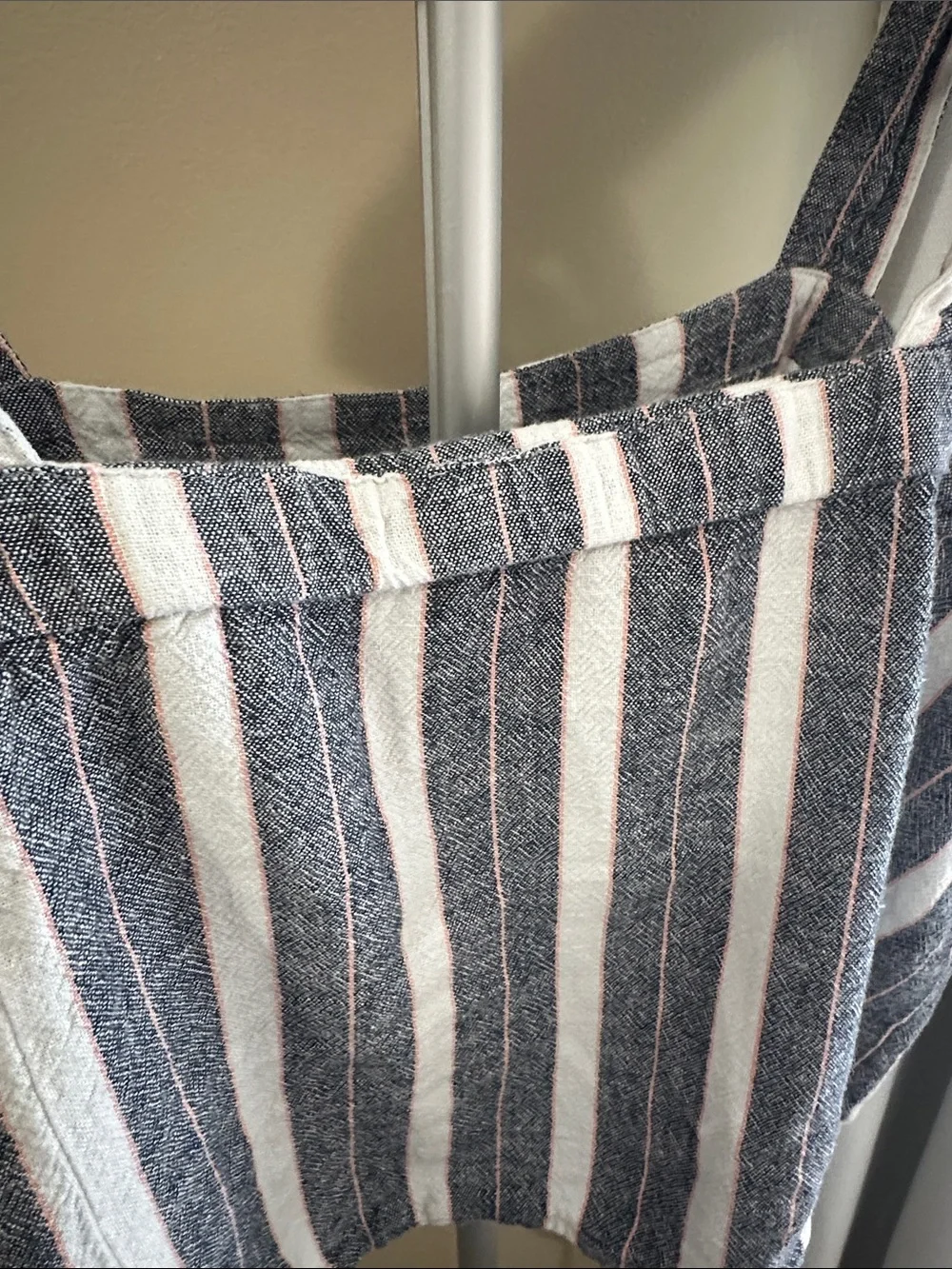Striped Blue and White Matching Set